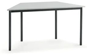 Stôl BORÅS TRAPETS, 1400x700x720 mm, laminát - šedá, antracit