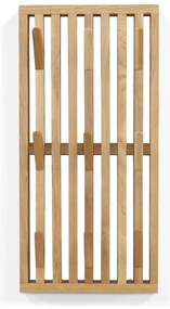 Kovový nástenný vešiak v prírodnej farbe 24 cm Parco – Spinder Design