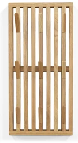 Nástenný vešiak z dubového dreva v prírodnej farbe Parco – Spinder Design