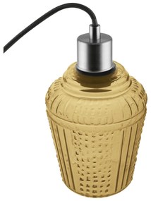 LEDVANCE Závesné osvetlenie VINTAGE JAR, 1xE27, 60W, oranžové sklo