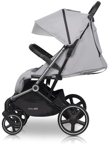 Súrodenecký kočík EasyGo Echo Cloudy Gray