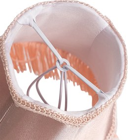 Látkový tienidlo s klipom ružová 12 cm - Granny
