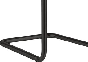 Jedálenská stolička Queens, biela ekokoža