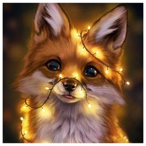 17011 NORIMPEX 5D Diamantová mozaika - líška