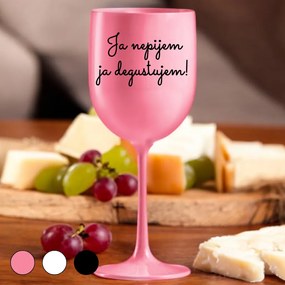 Ahome Pohár na víno Nepijem degustujem Vyberte farbu: Ružová