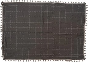 Sivá prikrývka na posteľ a 2x obliečka na vankúš Bulb - 230*250 cm / 50*70 cm
