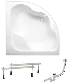Rohová vaňa Laguna Syntia Plus 150x150 cm akrylát ľavá aj pravá SIKOSY1500AN