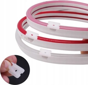 5x montážne konzoly pre neónový flexibilný 12V pásik