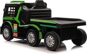 LEAN CARS Elektrické autíčko Mercedes s návesom XMX622B, LCD, zelené