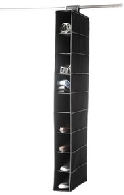 Textilný závesný organizér Compactor Garment So Black 9 Rack