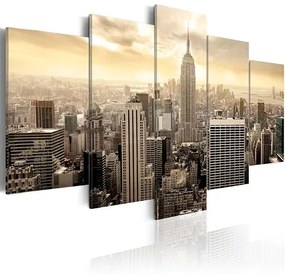 Obraz - New York and sunrise Veľkosť: 100x50, Verzia: Premium Print