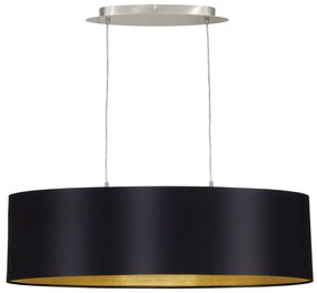 Moderné svietidlo EGLO MASERLO čierna/zlatá 31611