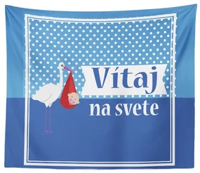 Sablio Deka Vitaj na svete: 150x120 cm