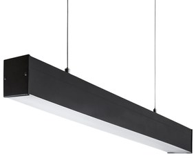 KANLUX Závesné moderné svietidlo AMADEUS, 1xT8, G13, 58W, 154x150x7cm, čierne, matný difúzor