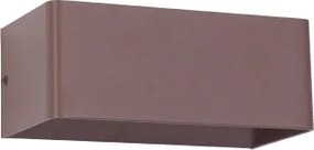 Brilagi - LED Vonkajšie nástenné svietidlo DONNANI LED/7W/230V 20 cm hnedá IP44