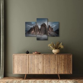 Obraz - Tri Zuby, Talianske Dolomity (90x60 cm)