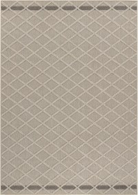 Ayyildiz, Kusový koberec Patara 4953 Beige – na von aj na doma, 80x150, béžová, chodba / predsieň
