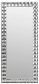 Crystal nástenné zrkadlo strieborné 80x180 cm