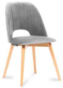 Konsimo Sp. z o.o. Sp. k. Jedálenská stolička TINO 86x48 cm šedá/buk KO0096