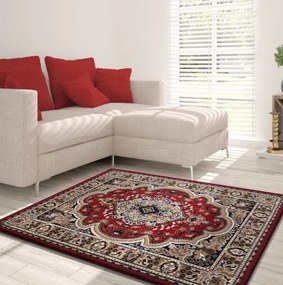 Orientálny koberec červenej farby Šírka: 90 cm | Dĺžka: 310 cm