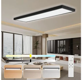Brilagi-LED Stmievateľné kúpeľňové svietidlo FRAME SMART LED/50W/230V IP44 čierna+DO BG0698