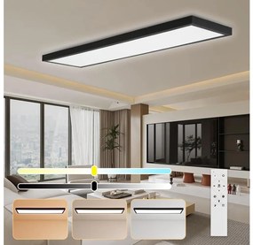 Brilagi-LED Stmievateľné kúpeľňové svietidlo FRAME SMART LED/50W/230V IP44 čierna+DO BG0698
