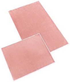 Bellatex Sada Koupelnových predložka bez výkrojeBANYGOLD ružová, 60 x 100, 60 x 50 cm