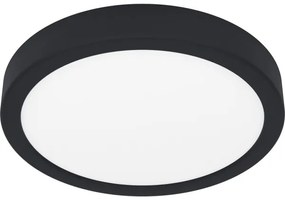 Eglo 900653 - LED kúpeľňové stropné svietidlo FUEVA LED/17W/230V čierne IP44