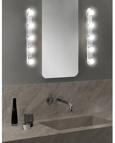 ONLI - Nástenné svietidlo HOLLYWOOD 5xE14/6W/230V chróm