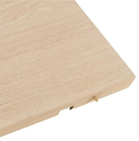 Sada 2 ks prodlužujících desek k jídelnímu stolu A-Line 120x50 cm dubová bělená