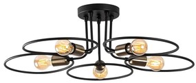 Prisadený luster CIRCLE 5xE27/40W/230V