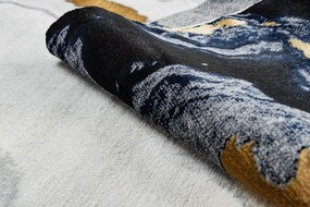 Koberec EMERALD exkluzívny 1017 glamour, styl marmur granátový / zlatý