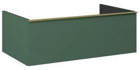 Elita Look, závesná skrinka pre umývadlo na dosku 80x45x28 cm 1S PDW, zelená matná, ELT-168565