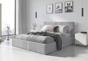 Čalúnená posteľ HILTON 2, 180x200, sivá