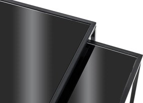 Sada 2 ks stolíkov York, čierne