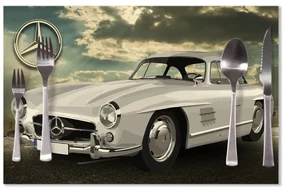 Sablio Prestieranie Mercedes-Benz 300 SL Na ceste: 40x30cm