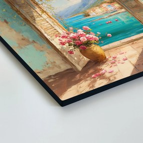 DUBLEZ | Retro obraz na stenu - Otvorené okno