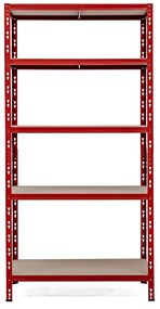 Trestles Balíček 10xSUPER HIT - Policový regál 1800x900x600 Farba: červená