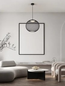 LED čierne dizajnové svietidlo Kinetic 50
