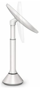 Zrkadlo Simplehuman s nastavitelným jasom Dual LED, biela