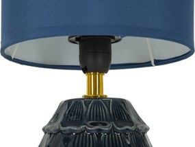 Stolná lampa Pigny 30,5 cm modrá