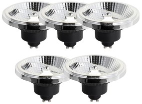 Sada 5 GU10 3-stupňovej stmievateľnej LED žiarovky 111 mm 10,5 W 770 lm 4000 K