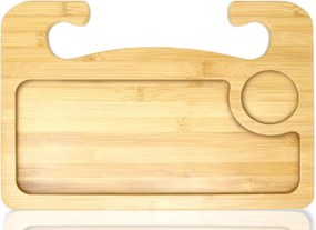 Bambusový stolík na volant