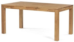 Autronic BONTEC Jedálenský stôl 160x90cm, masív, prírodný, DS-H160 DUB Farba: Prírodné