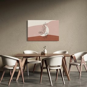 Obraz - Boho listy N⁰2 (90x60 cm)
