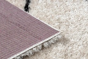 Koberec FLUFFY 2371 shaggy paski - krém / antracit