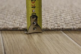 Vopi, Koberec metráž Nature svetle béžový - neúčtujeme odrezky z role, na mieru, šíře 1,33m,1m,2m,3m,4m,na mieru, neúčtujeme odrezky, béžová, filc, chodba / predsieň