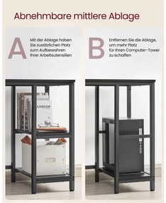 Rohový kancelársky stôl LWD072B56