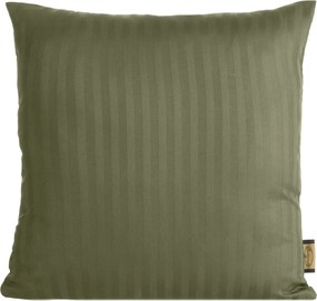 SATÉNOVÁ OBLIEČKA NA VANKÚŠ VERA 40X40 CM OLIVOVÁ