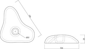 Kovový svietnik Mis – noo.ma